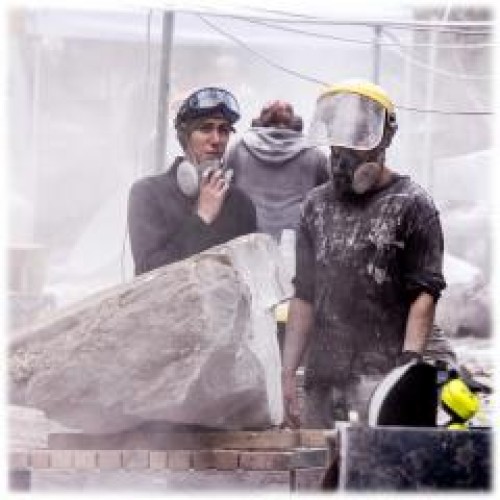 Sculptors at Crystal Lake Day 2, 12 April 2015