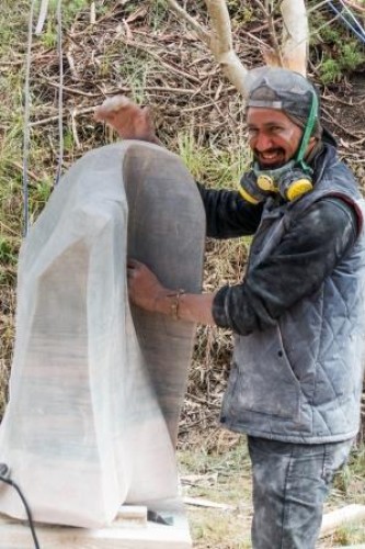 Sculptors at Crystal Lake Day 8, 18 April 2015