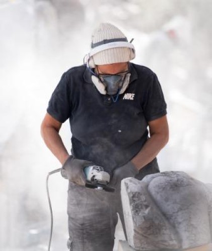 Sculptors at Crystal Lake Day 7, 17 April 2015