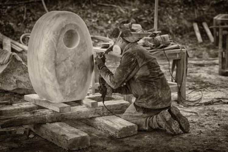 Sculptors at Crystal Lake Day 9, 19 April 2015