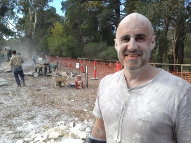 Sculptors at Crystal Lake Day 7, 17 April 2015