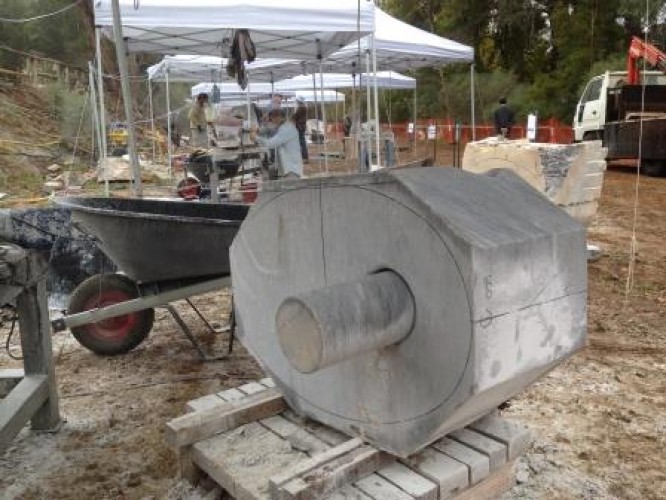 Sculptors at Crystal Lake Day 3, 13 April 2015