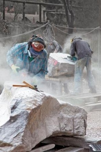 Sculptors at Crystal Lake Day 1, 11 April 2015
