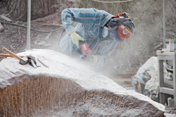 Sculptors at Crystal Lake Day 5, 15 April 2015