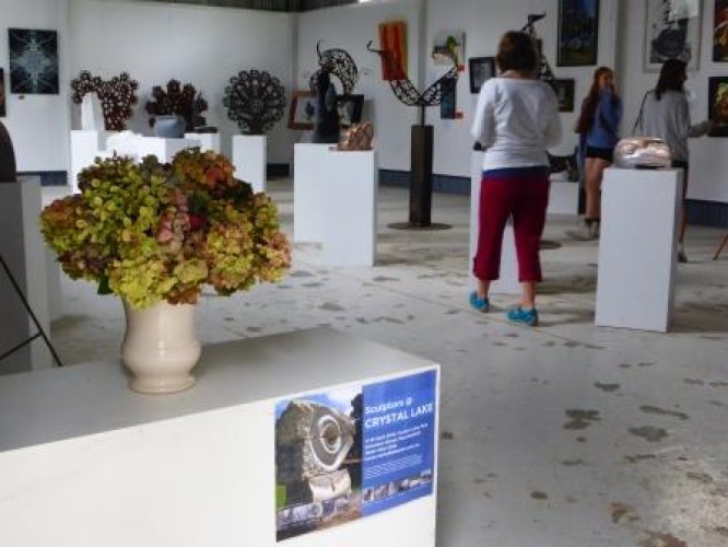 Sculptors at Crystal Lake Day 2, 12 April 2015