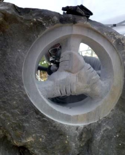 Sculptors at Crystal Lake Day 7, 17 April 2015