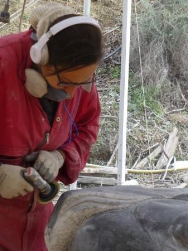 Sculptors at Crystal Lake Day 8, 18 April 2015