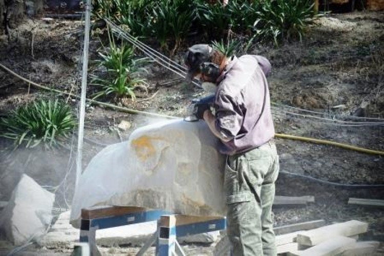 Sculptors at Crystal Lake Day 4, 14 April 2015