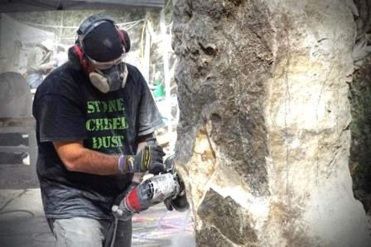 Sculptors at Crystal Lake Day 5, 15 April 2015