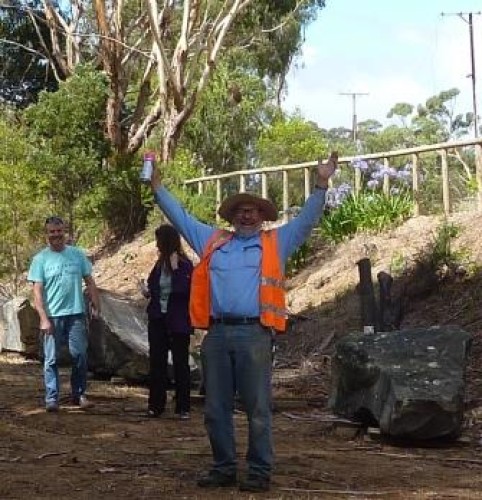 Sculptors at Crystal Lake Day 1, 11 April 2015