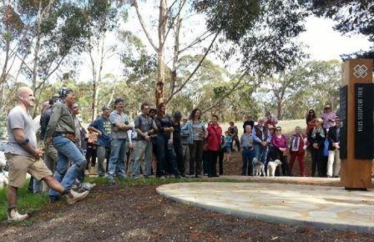 Sculptors at Crystal Lake Day 1, 11 April 2015